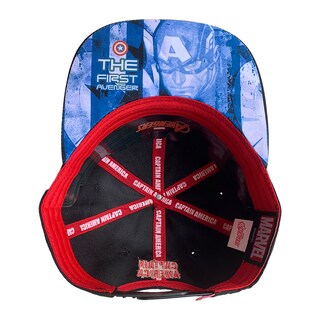 Foto 3 | Gorra Marvel Capitán América Cromado 54 cm color Negro para Niño