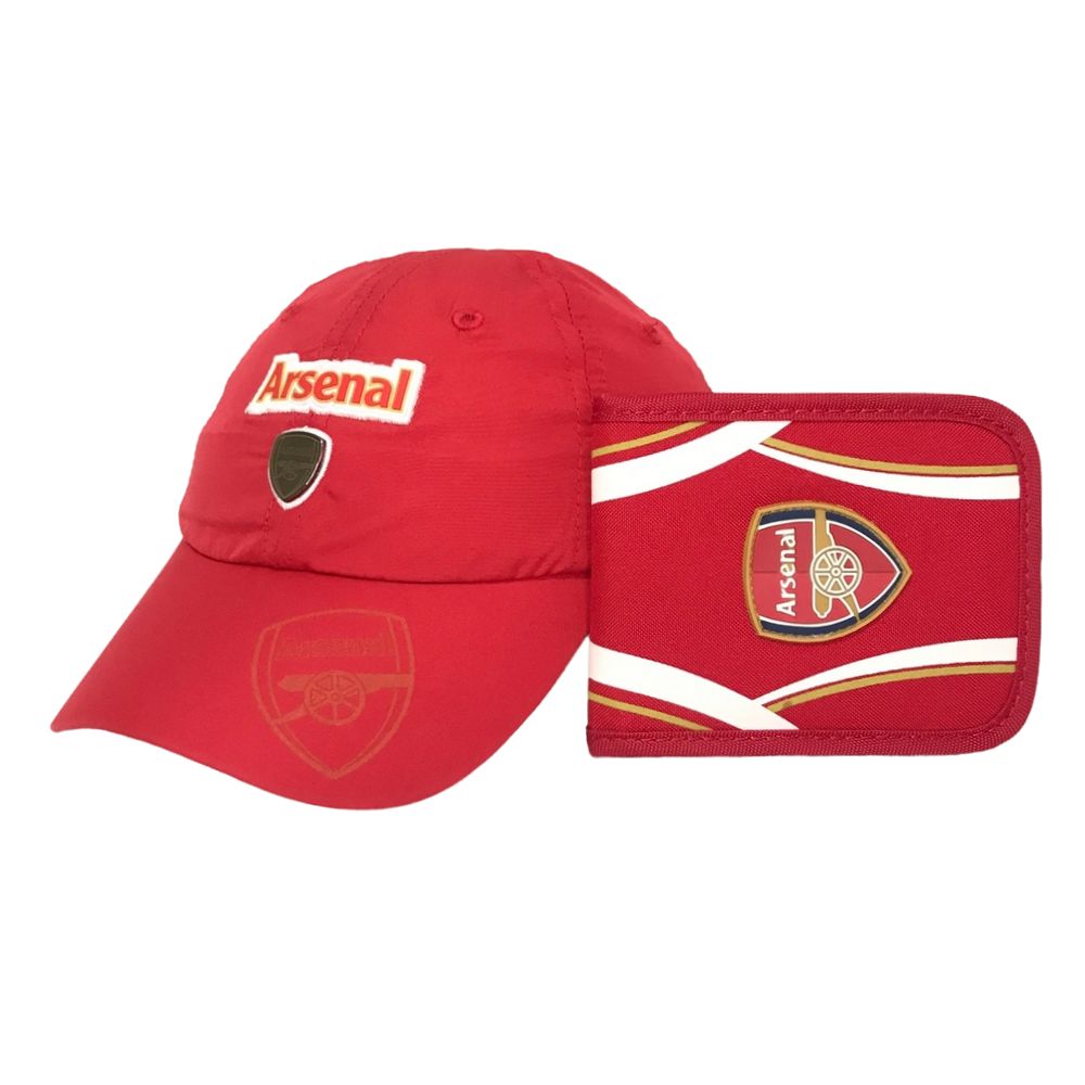 Foto 2 pulgar | Kit Gorra + Cartera Infantil Fútbol Arsenal F.c. Rojo 7004