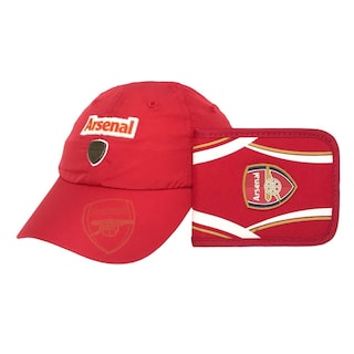 Foto 1 | Kit Gorra + Cartera Infantil Fútbol Arsenal F.c. Rojo 7004