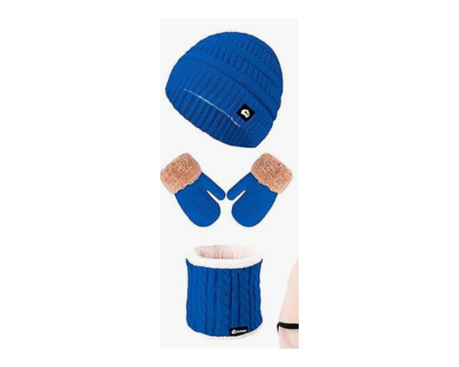 Foto 1 | Juego de Gorro Bufanda y Guantes de Invierno Bluelander Azul