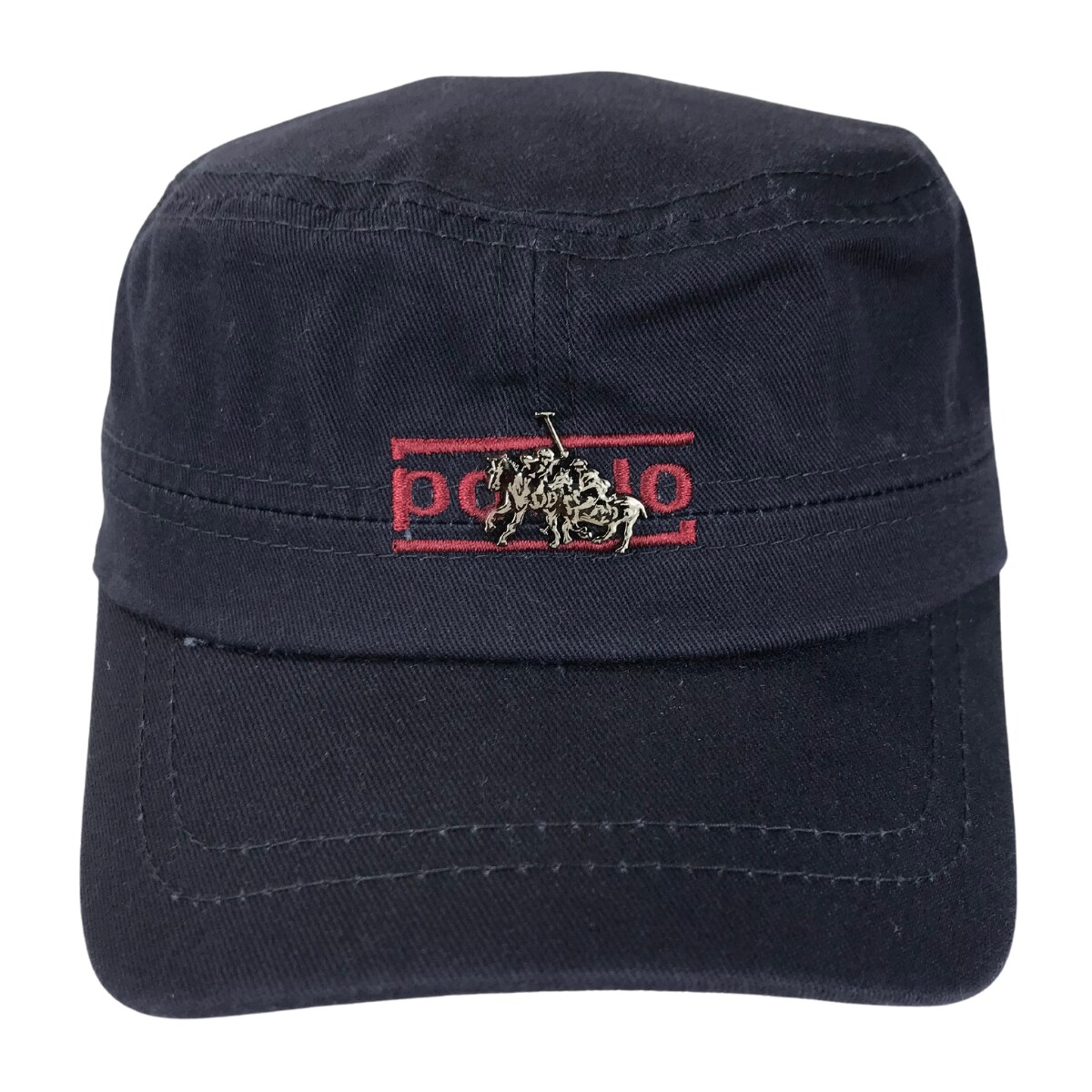 Gorra Polo Guy Cubana Infantil Bordada Algodón Azul Marino $350
