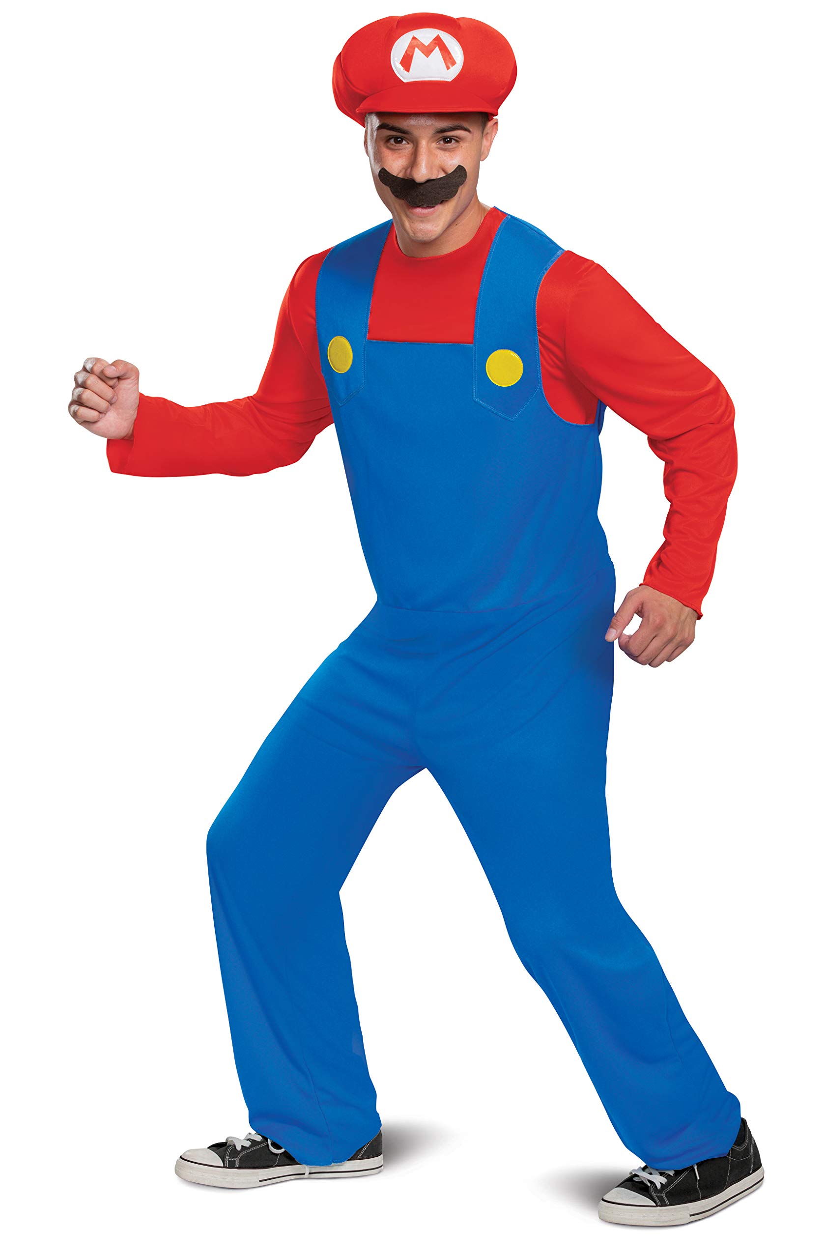 Foto 2 pulgar | Disfraz Super Mario Bros Nintendo Adult Red Xl - Venta Internacional.