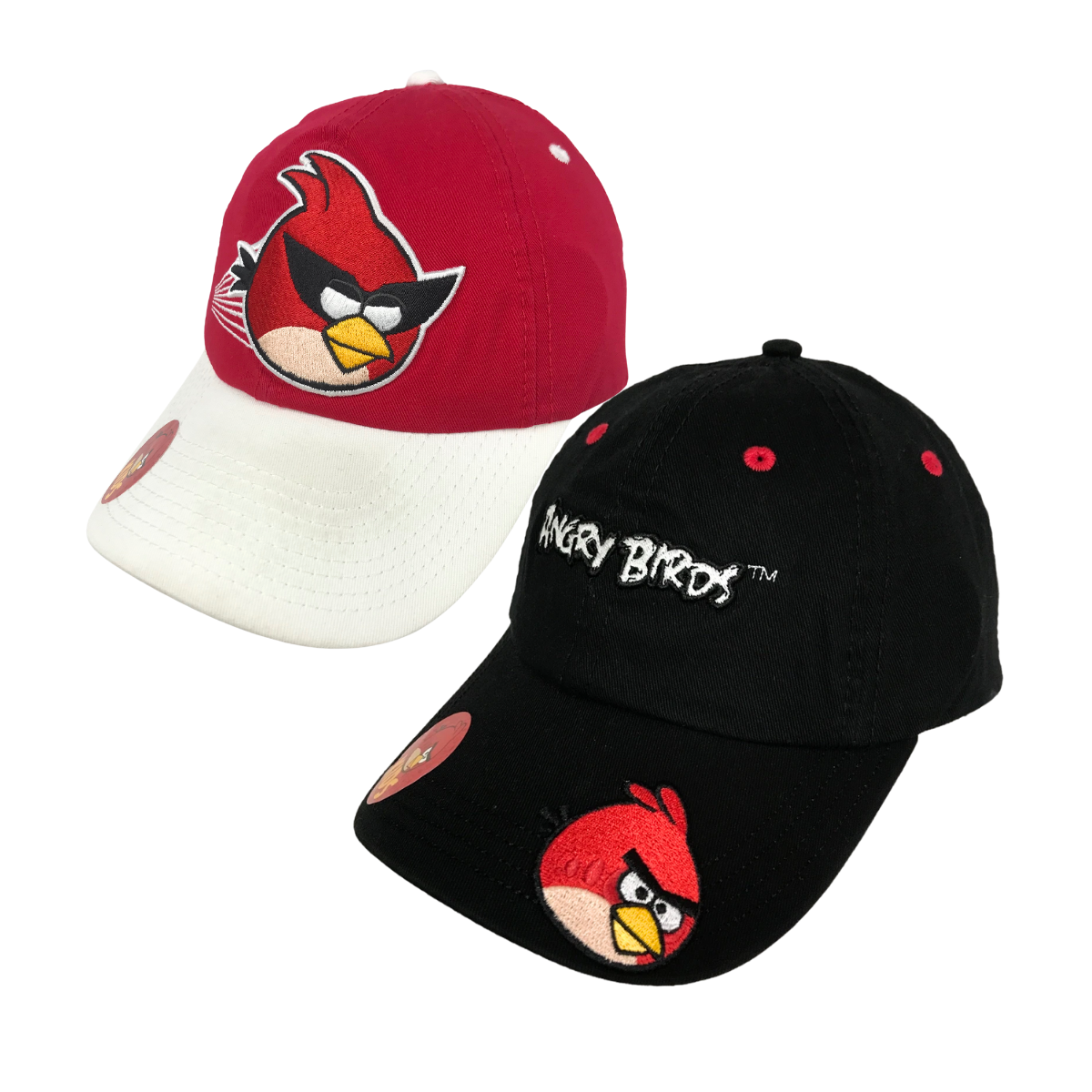 Foto 2 pulgar | Kit 2 Piezas Gorra Infantil Angry Birds Color Rojo