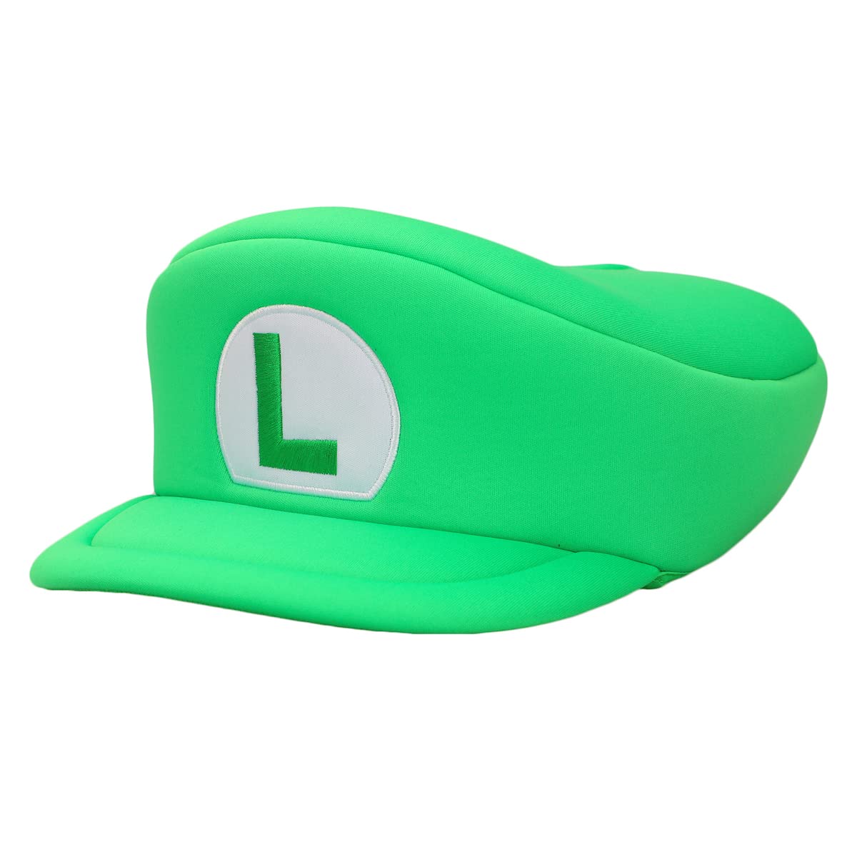 Foto 2 pulgar | Gorra Bioworld Super Mario Bros Luigi L Patch, Boina Verde Para Adulto - Venta Internacional.