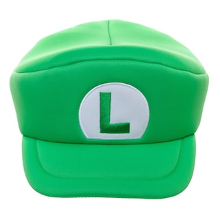Foto 2 | Gorra Bioworld Super Mario Bros Luigi L Patch, Boina Verde Para Adulto - Venta Internacional.