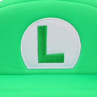 Foto 4 | Gorra Bioworld Super Mario Bros Luigi L Patch, Boina Verde Para Adulto - Venta Internacional.