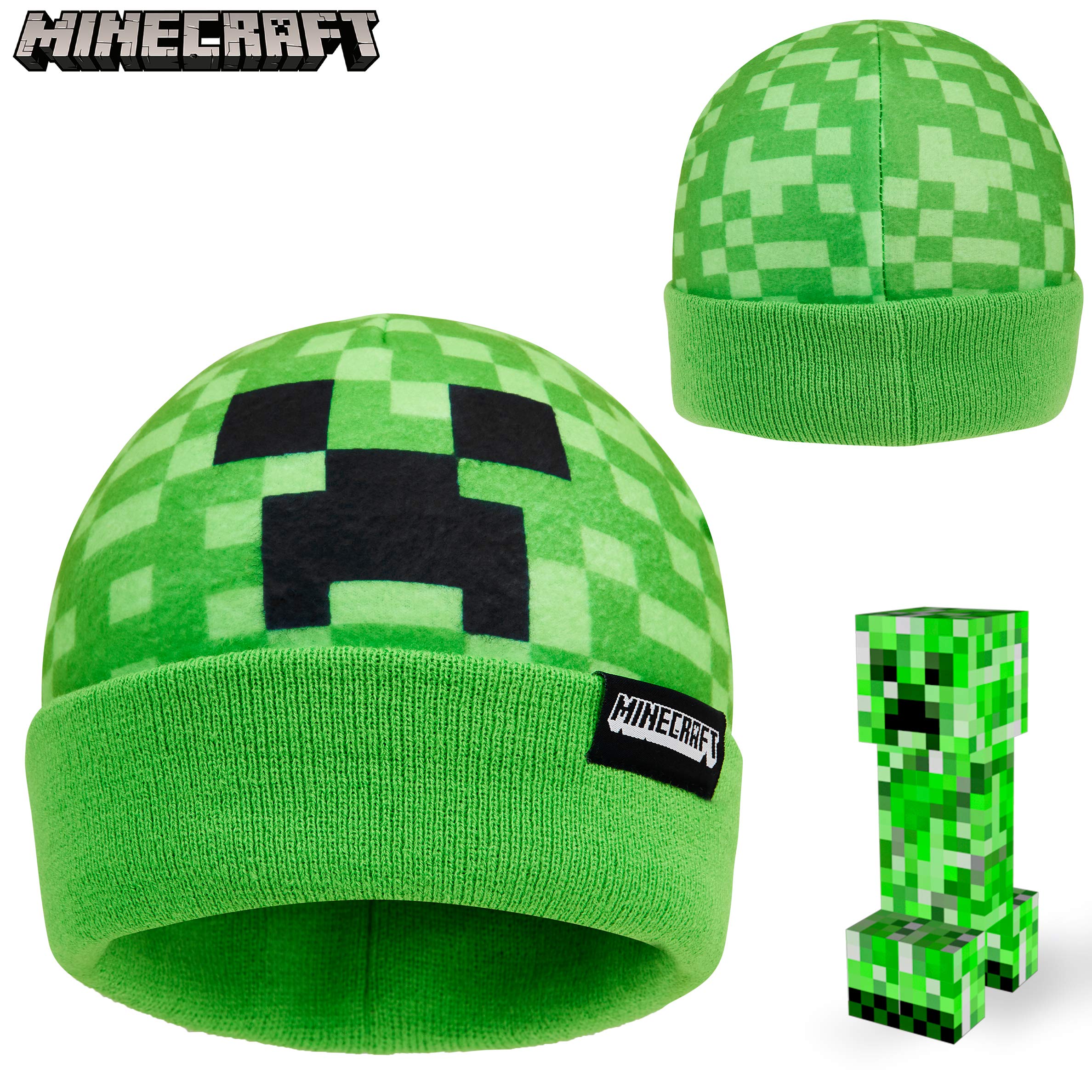 Foto 8 pulgar | Set De Invierno Con Gorro Y Guante Minecraft Para Niños Y Adolescentes - Venta Internacional.