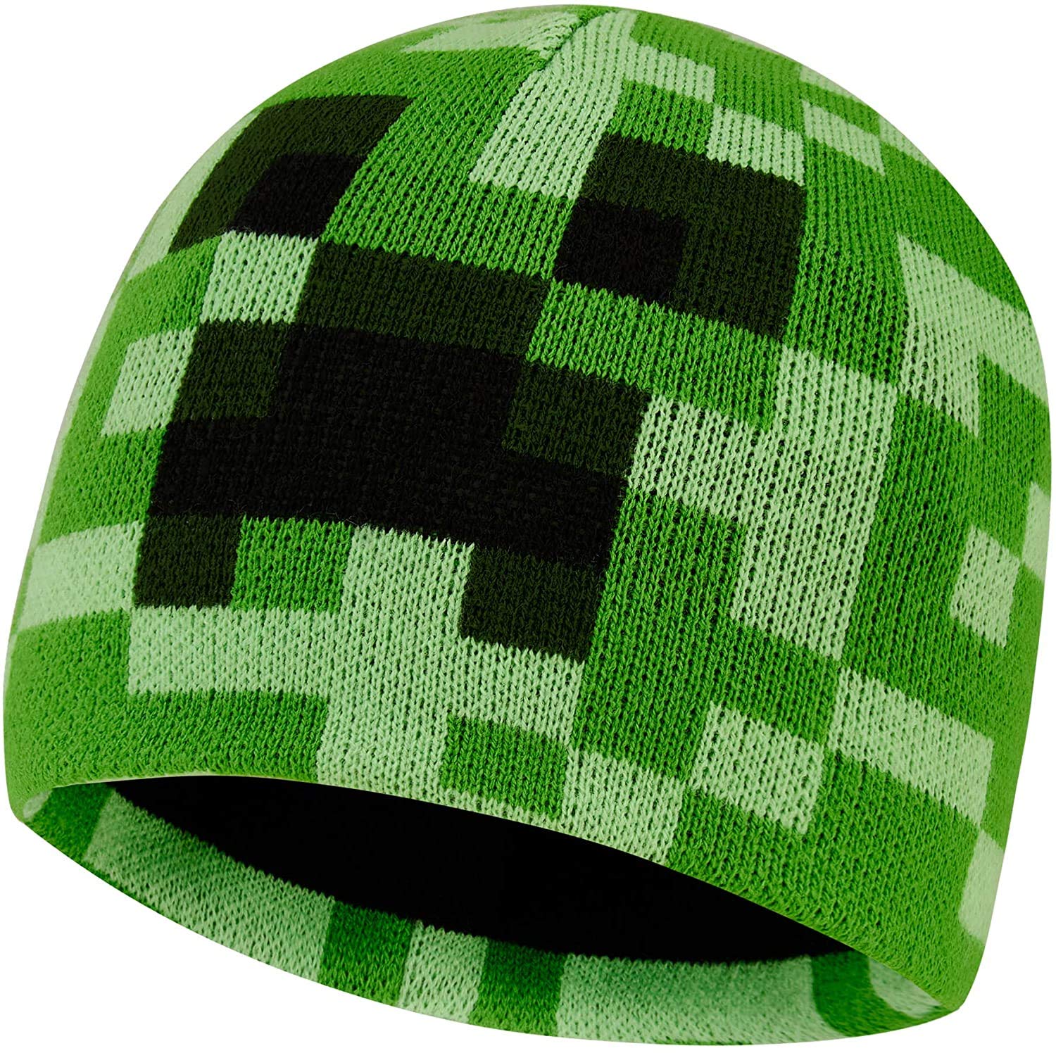 Foto 2 pulgar | Set De Invierno Minecraft, Gorro Y Guante Para Niños, Color Verde - Venta Internacional.