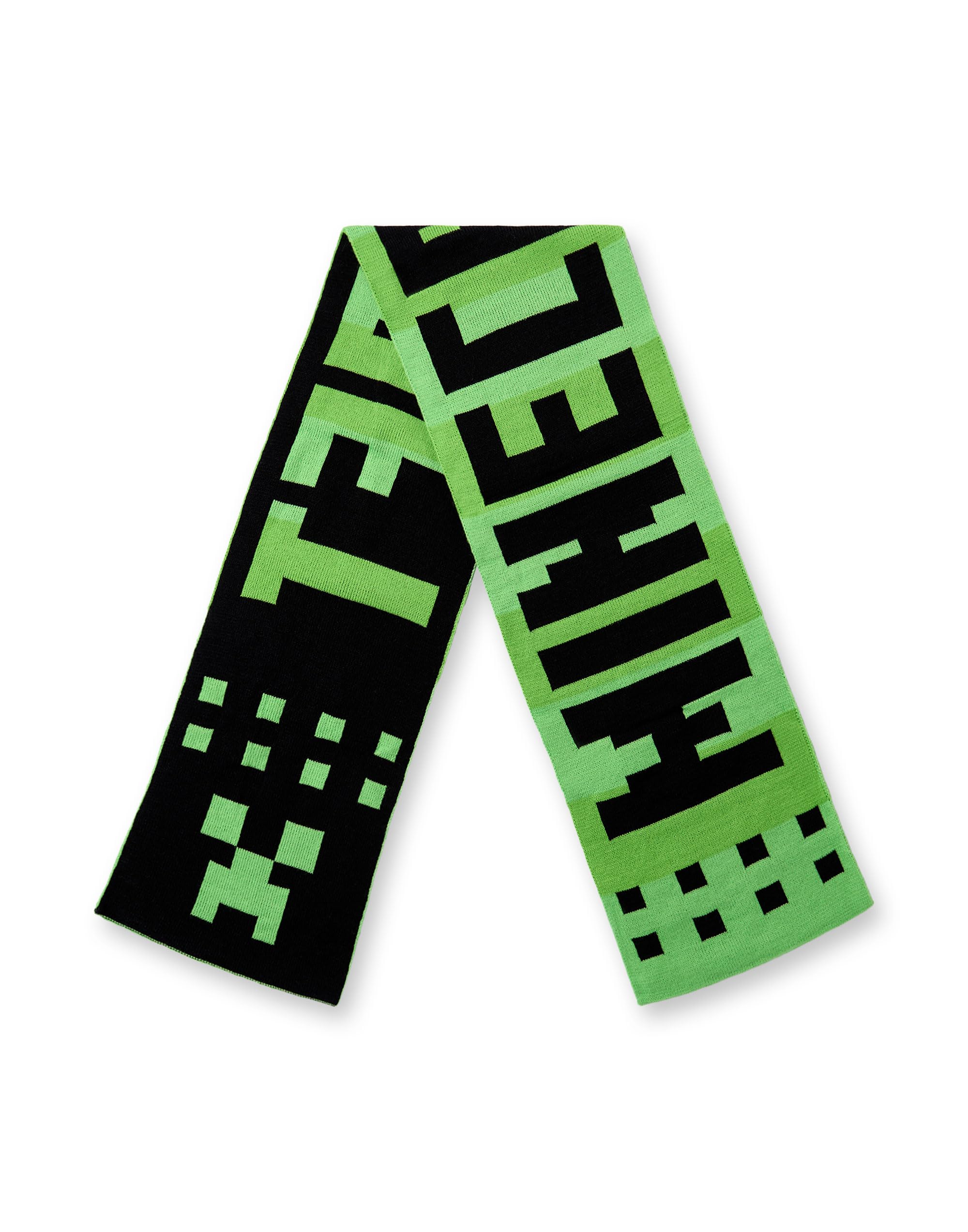 Foto 5 pulgar | Set De Accesorios Para Niños Con Gorro, Guantes Y Bufanda De Minecraft, Color Verde - Venta Internacional.