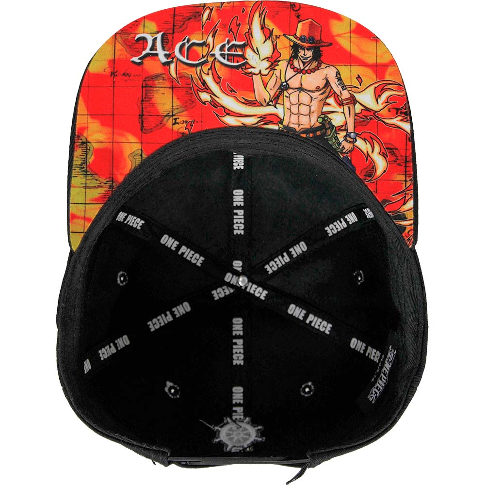 Foto 3 pulgar | Gorra Infantil One Piece Logo Ace 22-9-53A Negra
