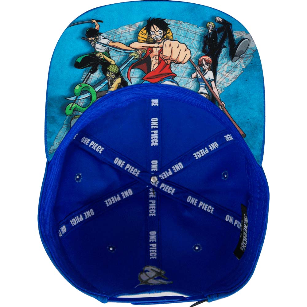 Foto 3 pulgar | Gorra Infantil One Piece Logo Luffy 22-7-53c Azul