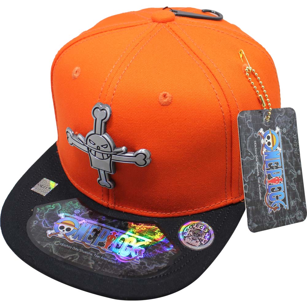 Foto 2 pulgar | Gorra Infantil One Piece Logo Ace 22-9-53c Anaranjada