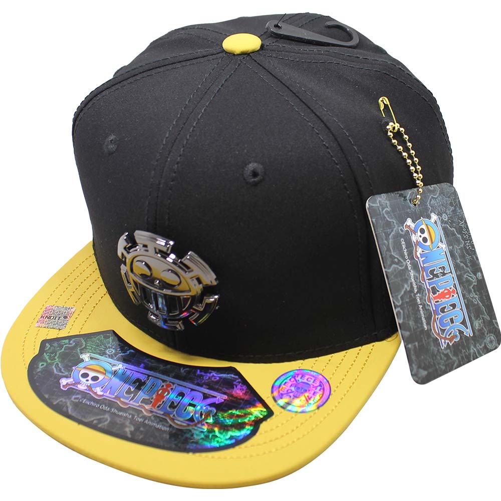 Foto 2 pulgar | Gorra Infantil One Piece Logo Low Negro con Amarillo Talla 53 cm