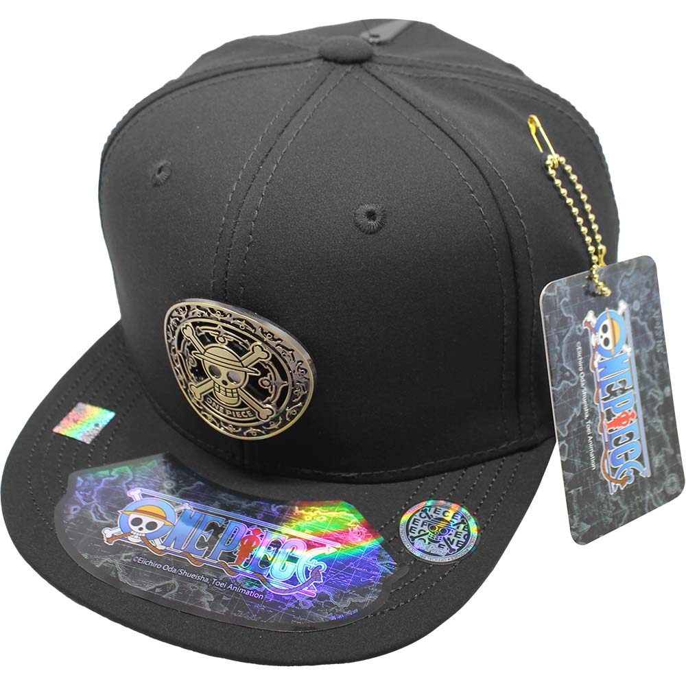 Foto 2 pulgar | Gorra Infantil One Piece Logo Luffy Negro Talla 53 cm