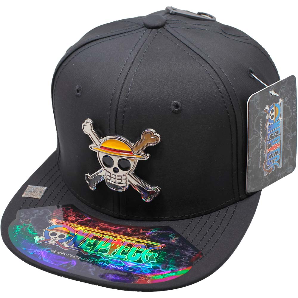 Foto 2 pulgar | Gorra Infantil One Piece Logo Luffy Negro Talla 53 cm