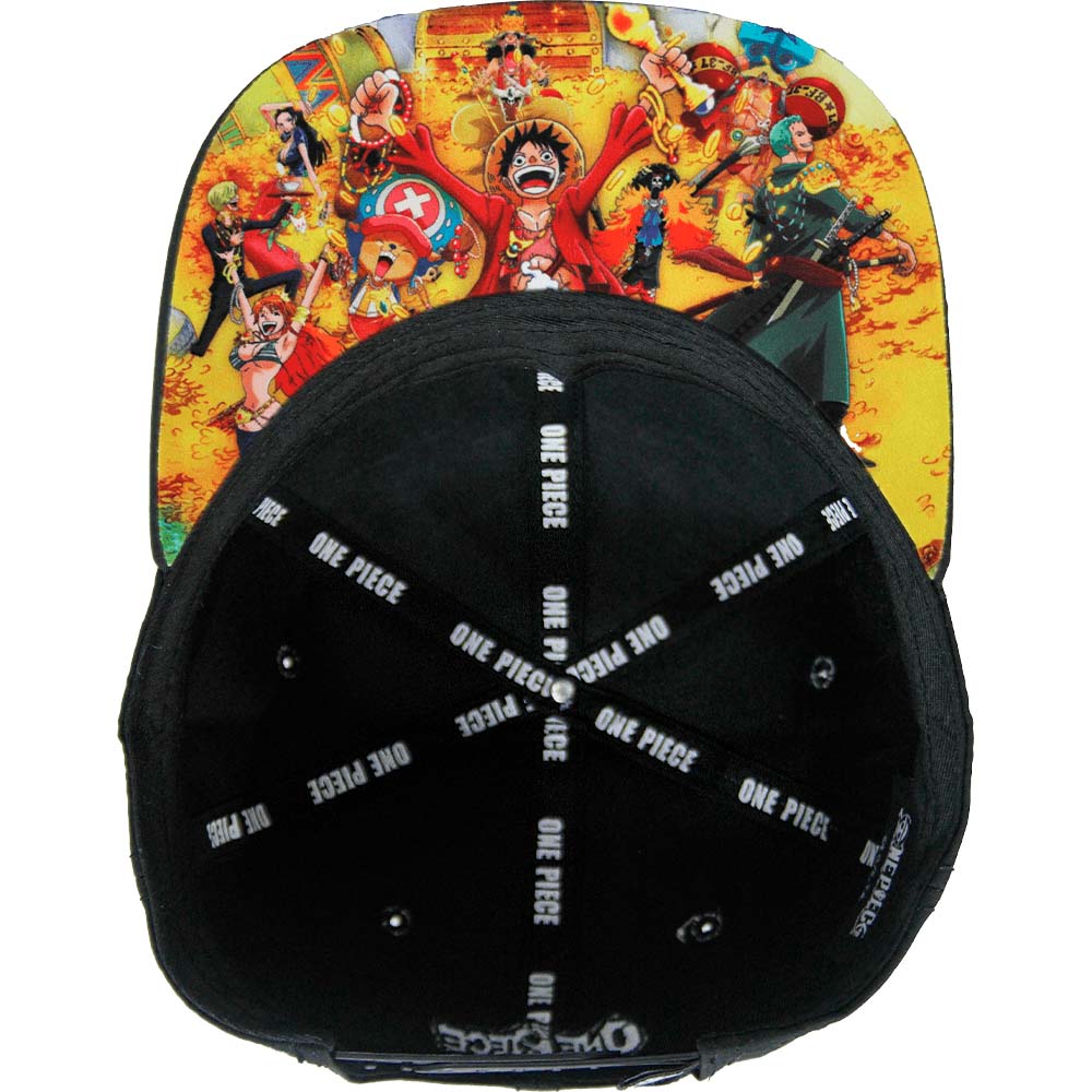 Foto 4 pulgar | Gorra Infantil One Piece Logo Luffy Negro Talla 53 cm
