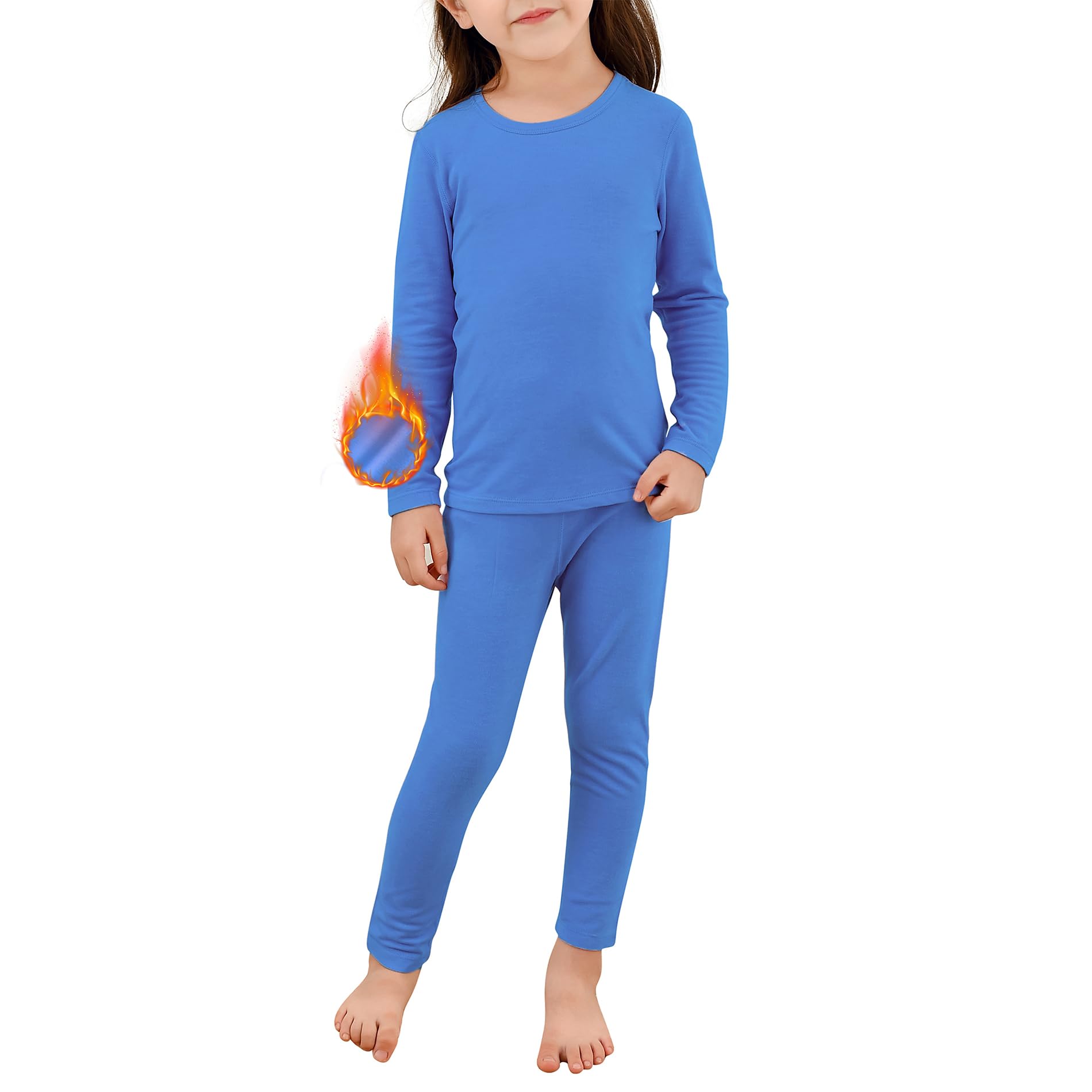 Foto 1 | Set De Ropa Interior Térmica Zando Toddler Para Niños Azul Oscuro 2t-3t - Venta Internacional.