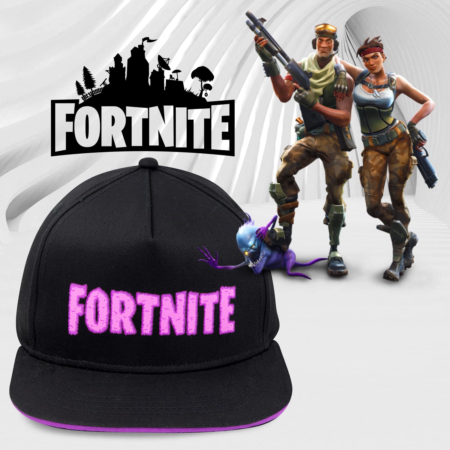 Foto 8 pulgar | Gorra De Béisbol Fortnite Para Niños, Color Rojo, Diseño Marvel - Venta Internacional.
