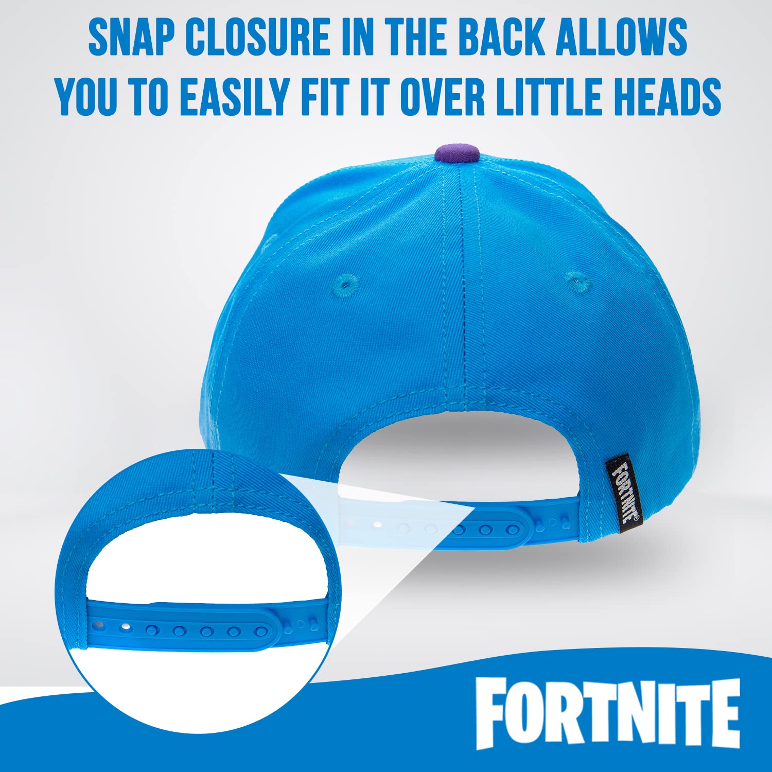 Foto 4 | Gorra De Béisbol Fortnite Para Niños Azul - Venta Internacional.