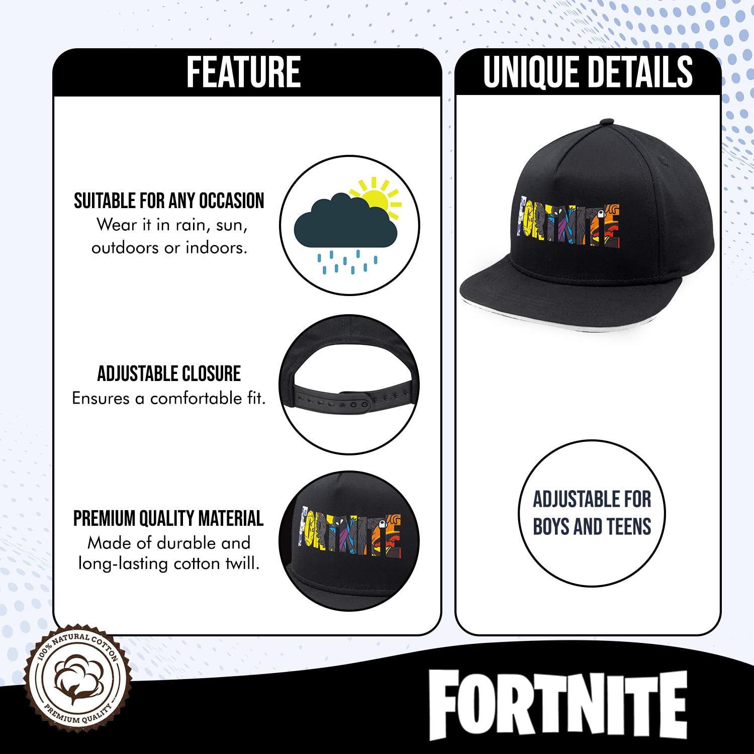 Foto 3 pulgar | Gorra De Béisbol Fortnite Para Niños, Color Rojo, Diseño Marvel - Venta Internacional.