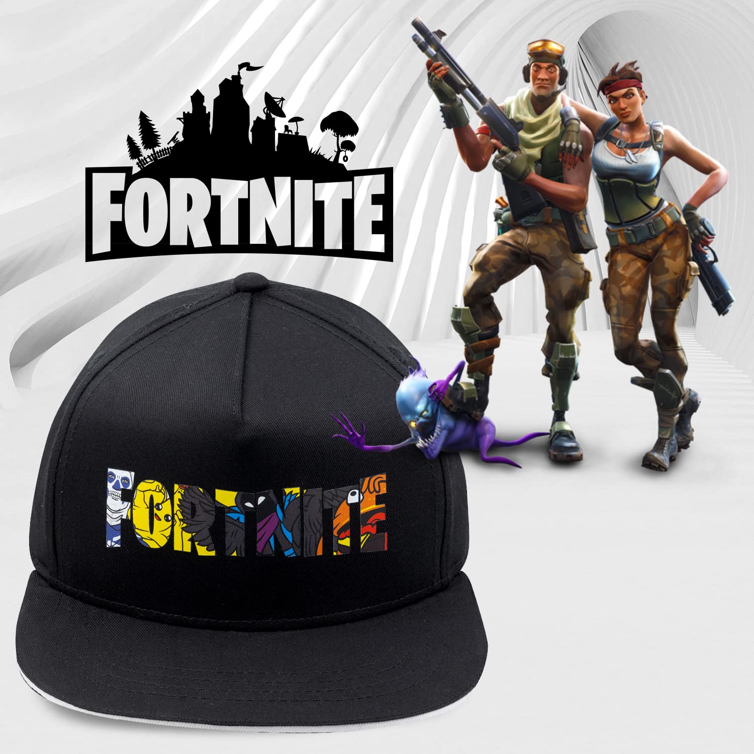 Foto 8 pulgar | Gorra De Béisbol Fortnite Para Niños, Color Rojo, Diseño Marvel - Venta Internacional.