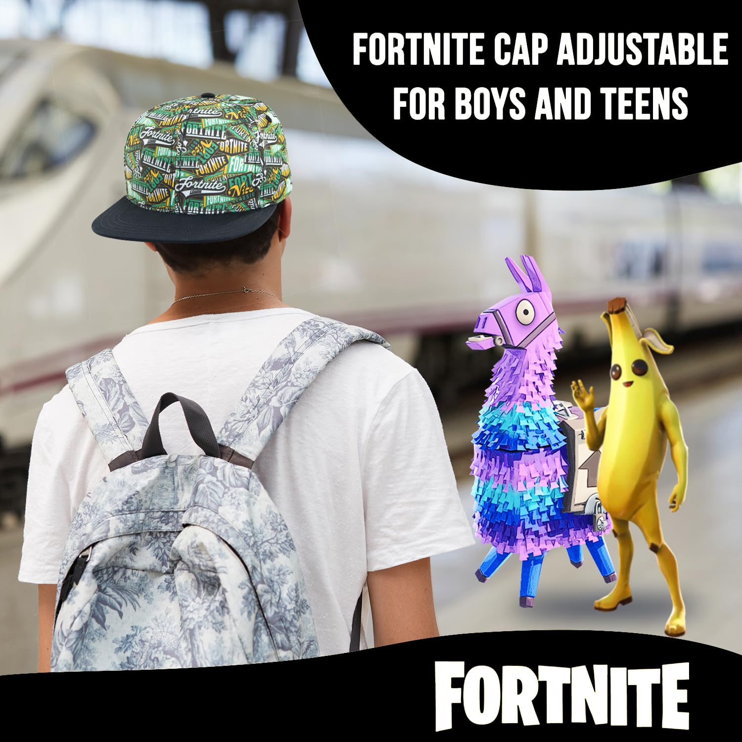 Foto 4 pulgar | Gorra De Béisbol Fortnite Para Niños, Gorra Ajustada Y Gorra Hecha De Calidad - Venta Internacional.