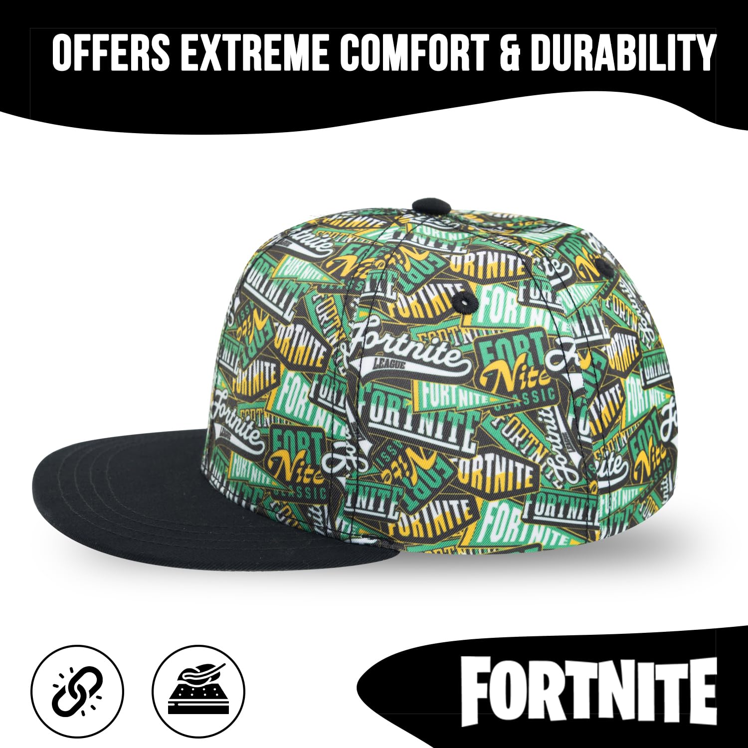 Foto 6 pulgar | Gorra De Béisbol Fortnite Para Niños, Gorra Ajustada Y Gorra Hecha De Calidad - Venta Internacional.