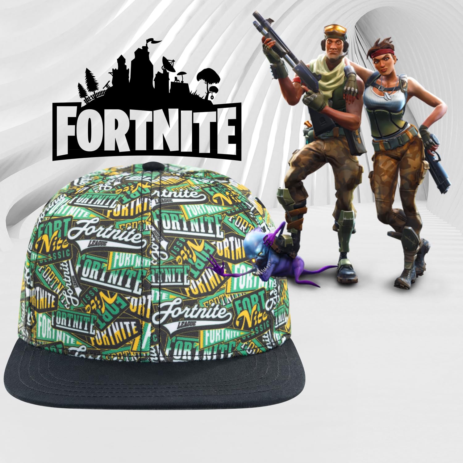 Foto 7 pulgar | Gorra De Béisbol Fortnite Para Niños, Gorra Ajustada Y Gorra Hecha De Calidad - Venta Internacional.
