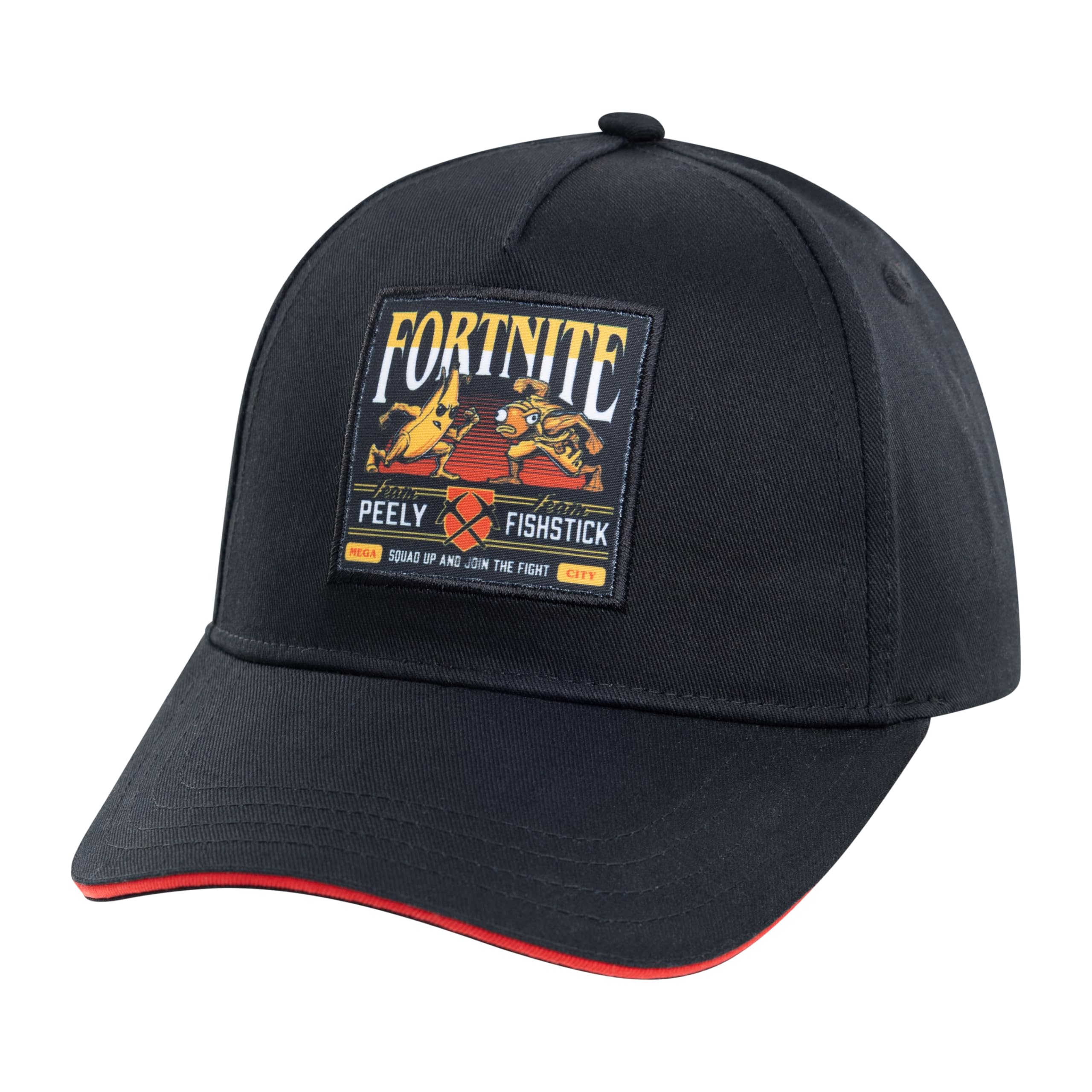 Foto 2 pulgar | Gorra De Béisbol Fortnite Para Niños Negro/roja - Venta Internacional.
