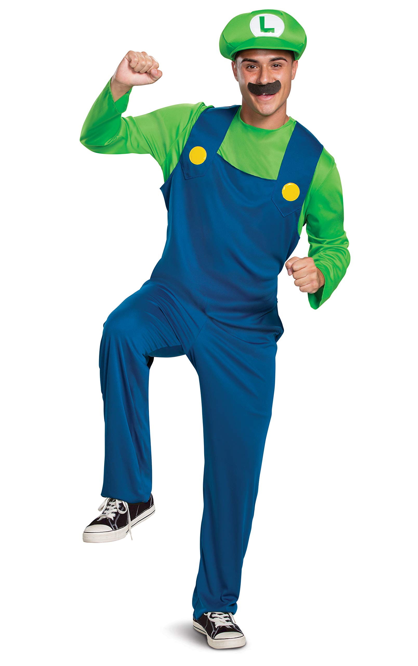 Foto 2 pulgar | Disfraz: Disfraz De Luigi  Oficial De Nintendo Super Mario Bros. - Venta Internacional.