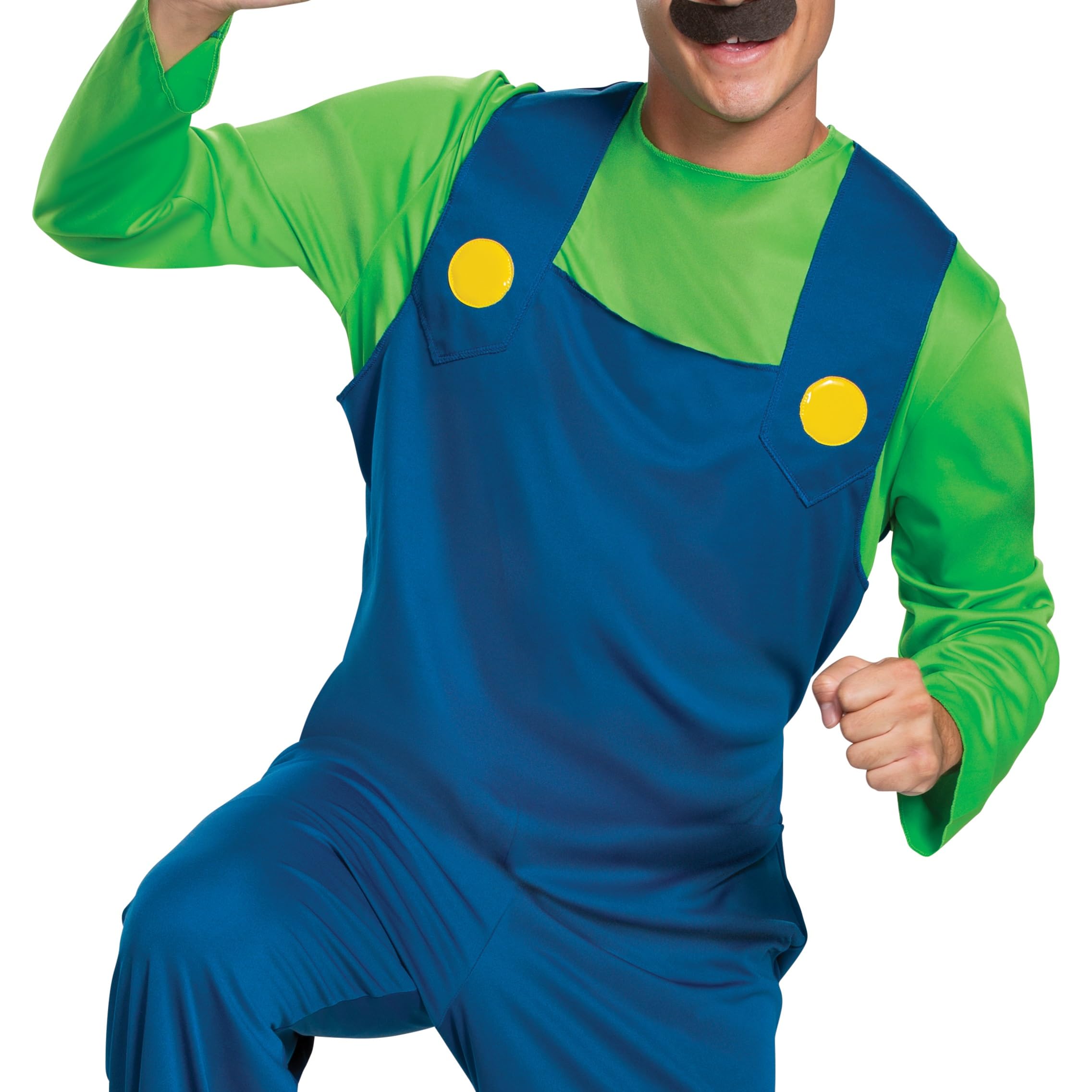 Foto 4 pulgar | Disfraz: Disfraz De Luigi  Oficial De Nintendo Super Mario Bros. - Venta Internacional.