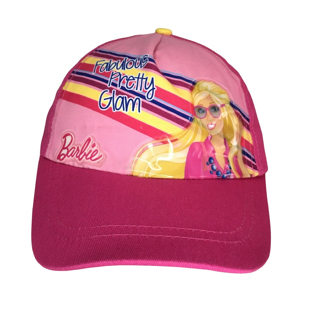 Foto 2 pulgar | Gorra Infantil  Barbie color Rosa Ruz para Niña