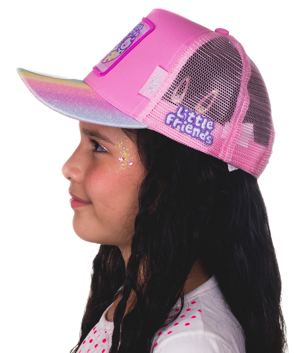 Foto 3 pulgar | Gorra Little Friends Glitter