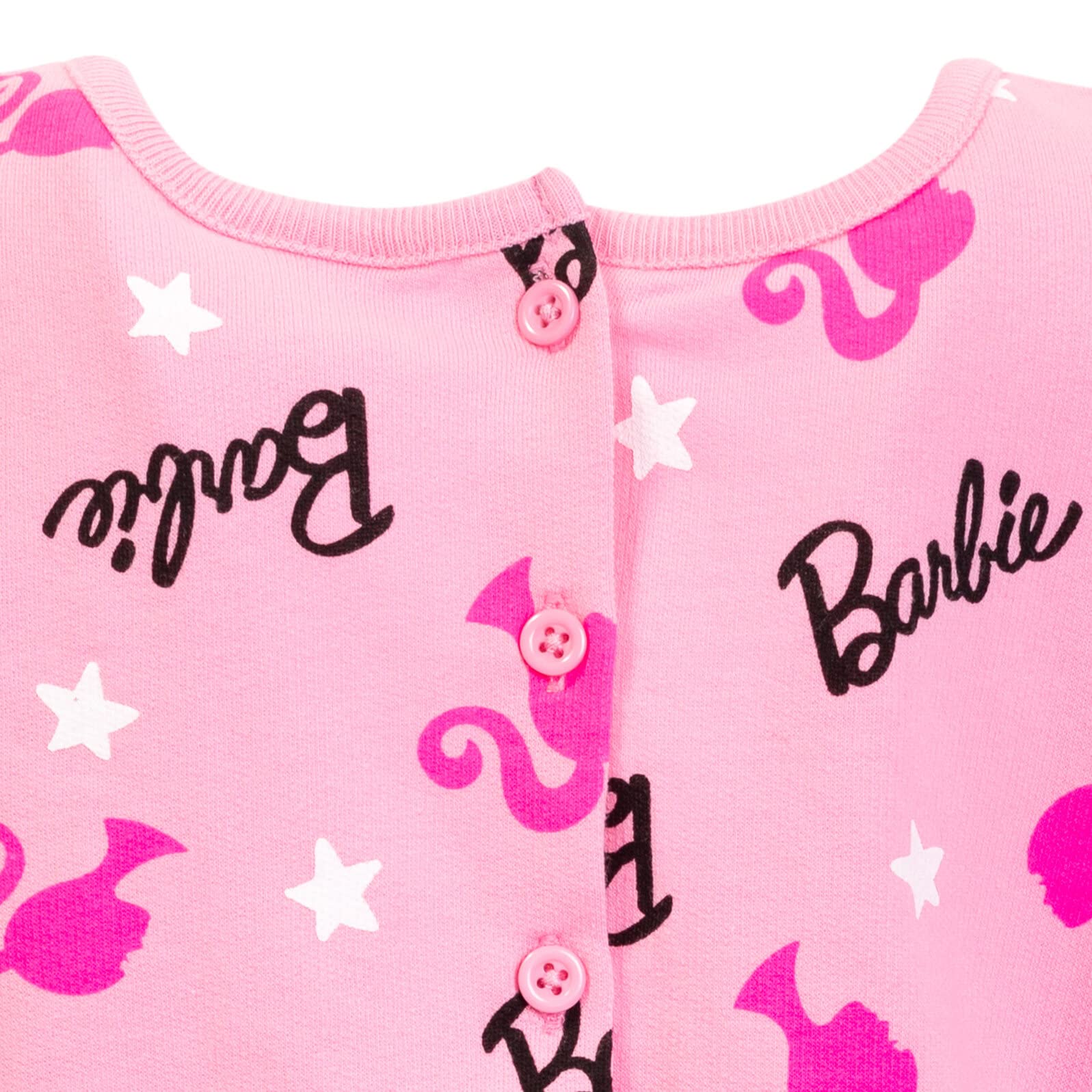 Foto 6 pulgar | Romper Barbie Para Niñas Grandes, Felpa Francesa, Sin Mangas, Rosa 14-16 - Venta Internacional.