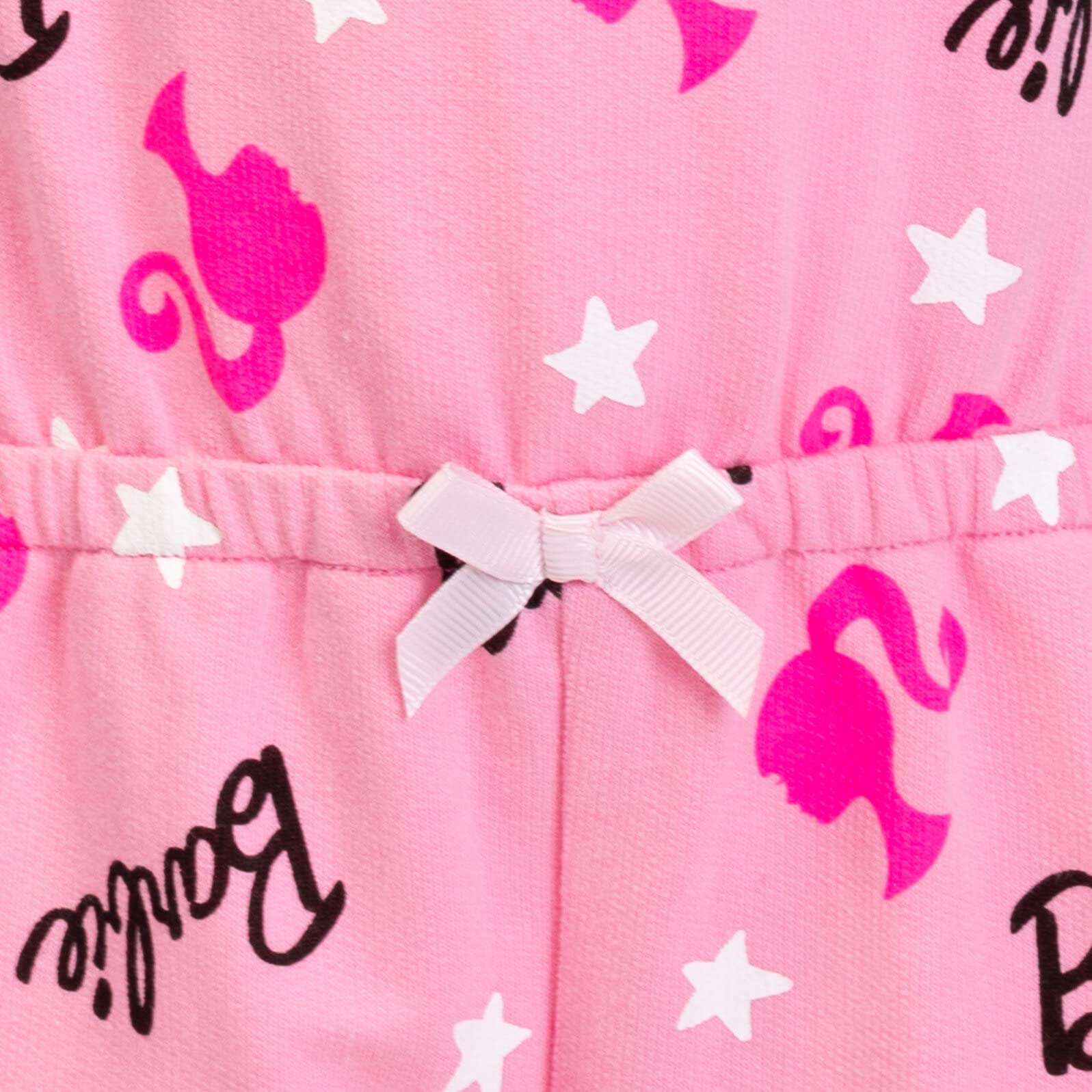 Foto 4 | Romper Barbie Big Girls French Terry Sin Mangas Rosa 10-12 - Venta Internacional.