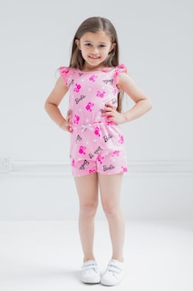 Foto 2 | Mameluco Sin Mangas De Felpa Francesa Barbie Para Niñas Pequ - Venta Internacional.