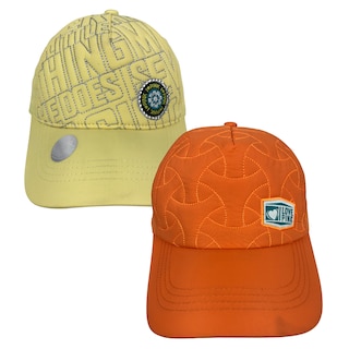 Foto 1 | Kit 2 Piezas Gorra Infantil Pink De Niña Color Amarillo