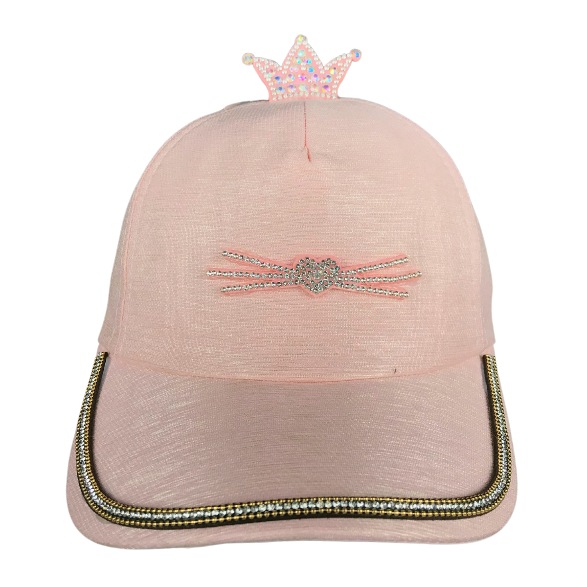 Foto 3 pulgar | Gorra Infantil De Niña Con Brillos Gatito Color Rosa Claro
