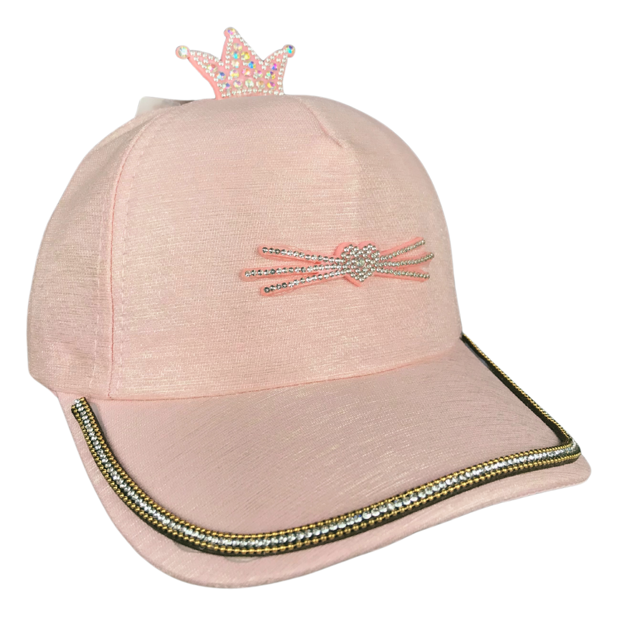 Foto 4 pulgar | Gorra Infantil De Niña Con Brillos Gatito Color Rosa Claro