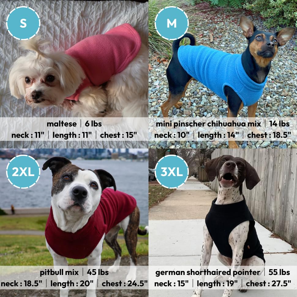 Foto 6 pulgar | Chaleco De Forro Polar Elástico Gooby Para Perros De Talla Xl, Color Negro - Venta Internacional.