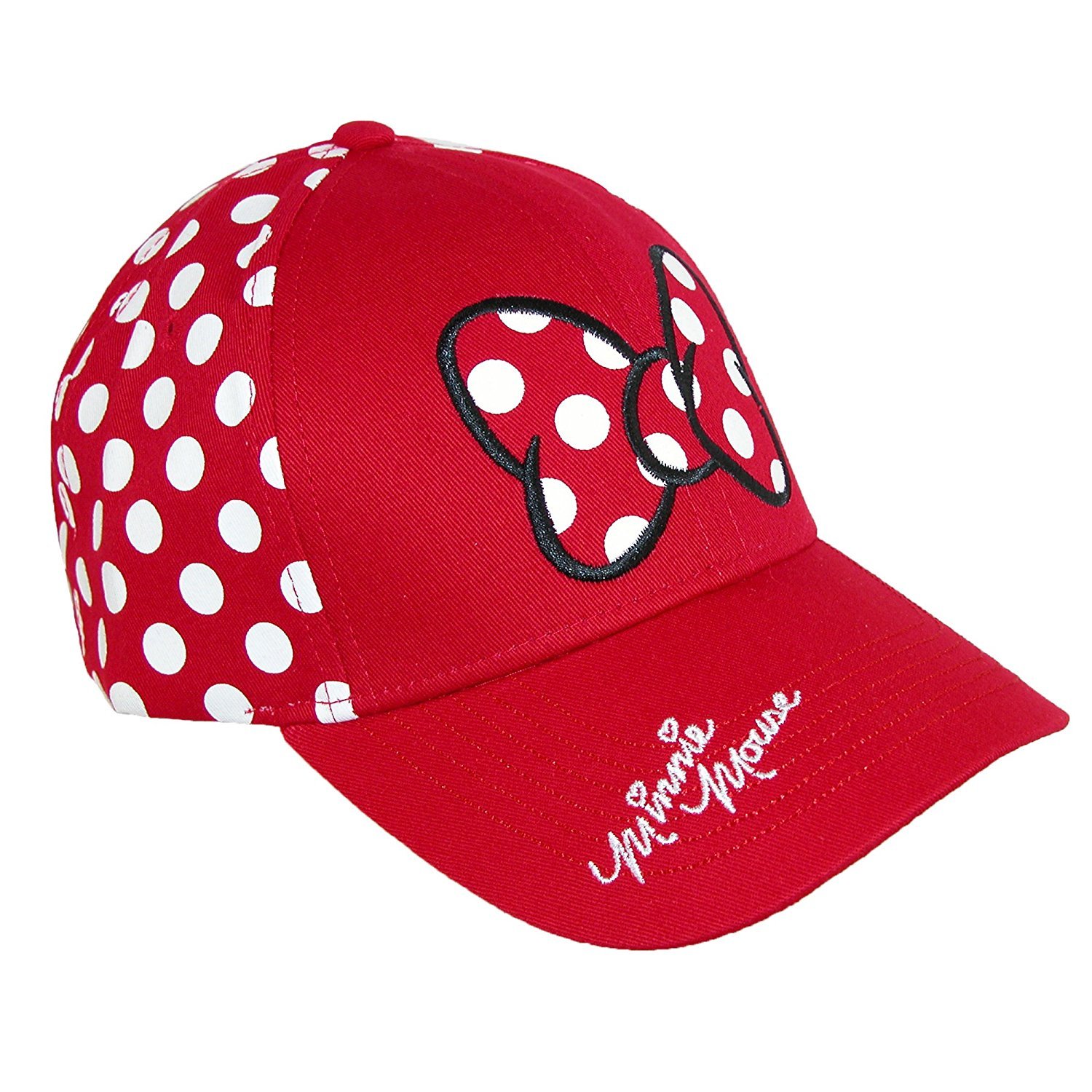 Foto 2 | Gorra De Béisbol Disney Minnie Mouse Con Lazo De Lunares  Color Rojo  Para Mujer - Venta Internacional.