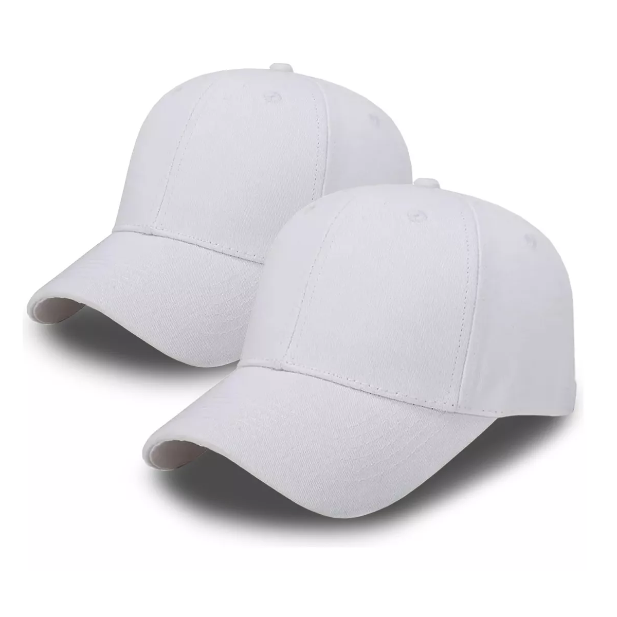 Foto 2 pulgar | 2 Pack Gorra De Béisbol Cómoda Para Deportes Al Aire Libre Eo Safe Imports Esi-15775 Blanco