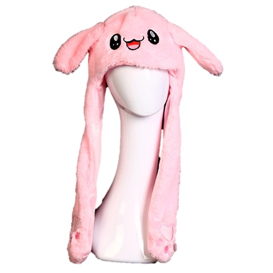 Foto 2 | Gorro De Conejo Bts Kpop Rosa Con Orejas En Movimiento