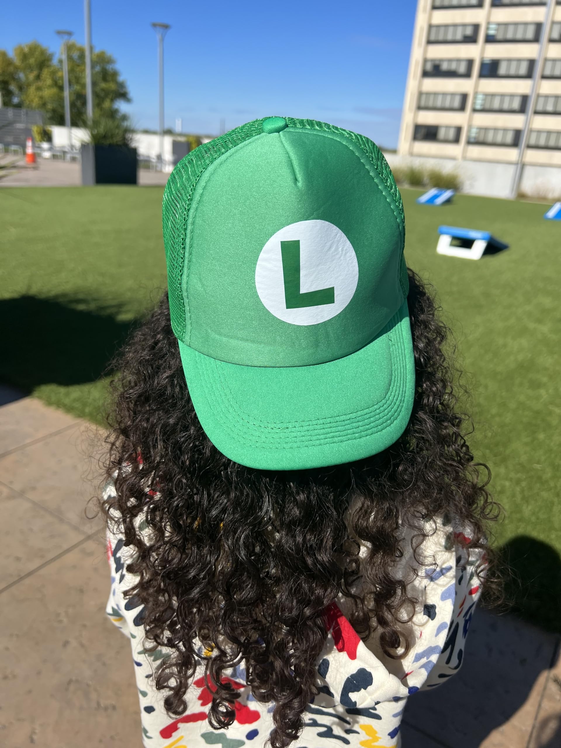 Foto 5 pulgar | Gorra De Béisbol Super Luigi Bros Mario Princess Peach Kids - Venta Internacional.