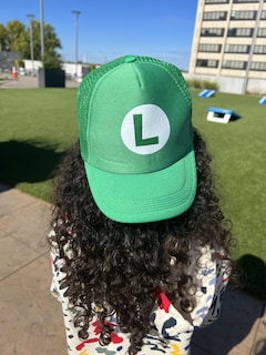 Foto 4 | Gorra De Béisbol Super Luigi Bros Mario Princess Peach Kids - Venta Internacional.