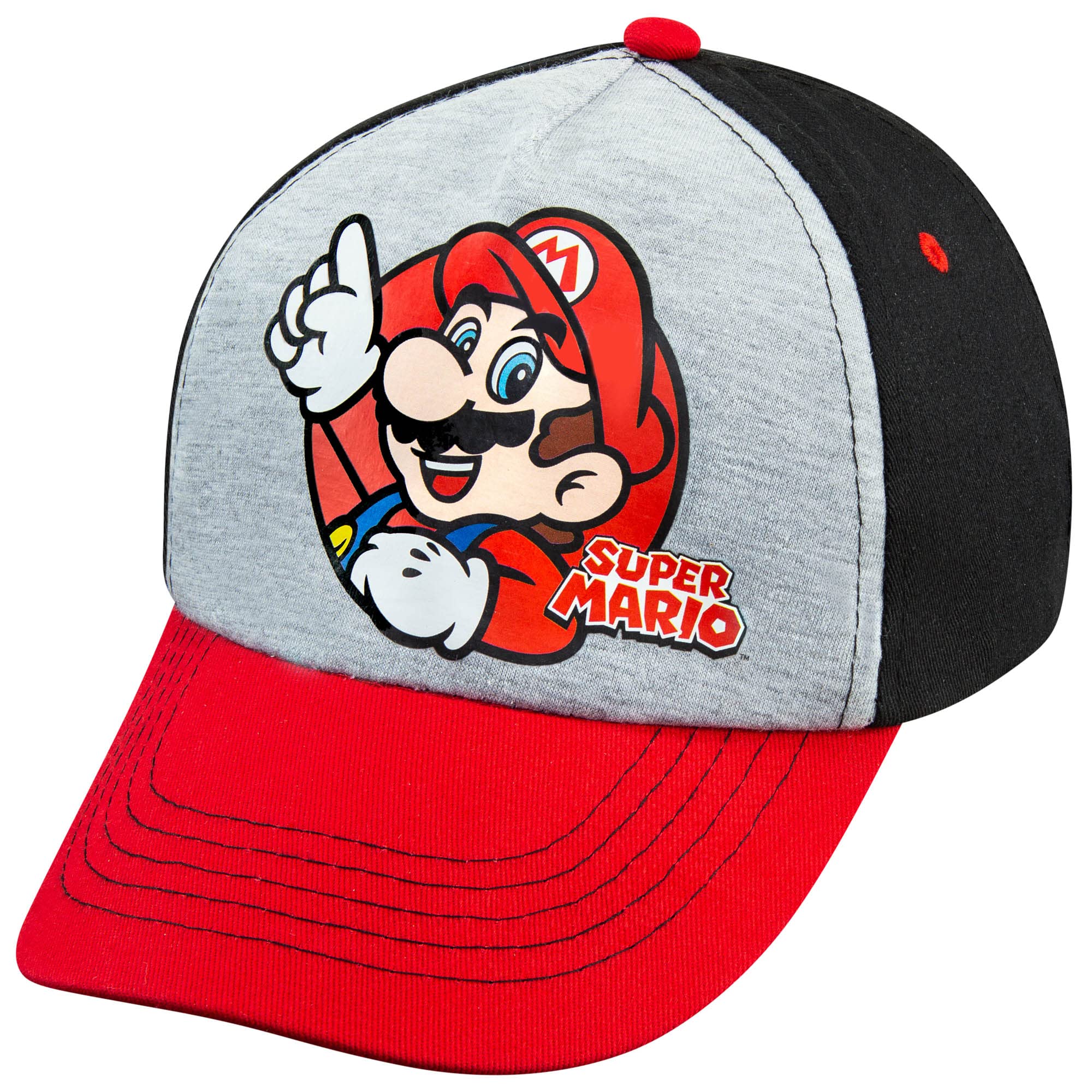 Foto 2 pulgar | Gorra De Béisbol Nintendo Super Mario Boys De 4 A 12 Años, 100% Algodón - Venta Internacional.