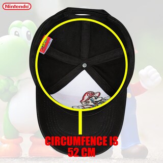 Foto 5 | Gorra De Béisbol Nintendo Super Mario Boys De 4 A 12 Años, 100% Algodón - Venta Internacional.
