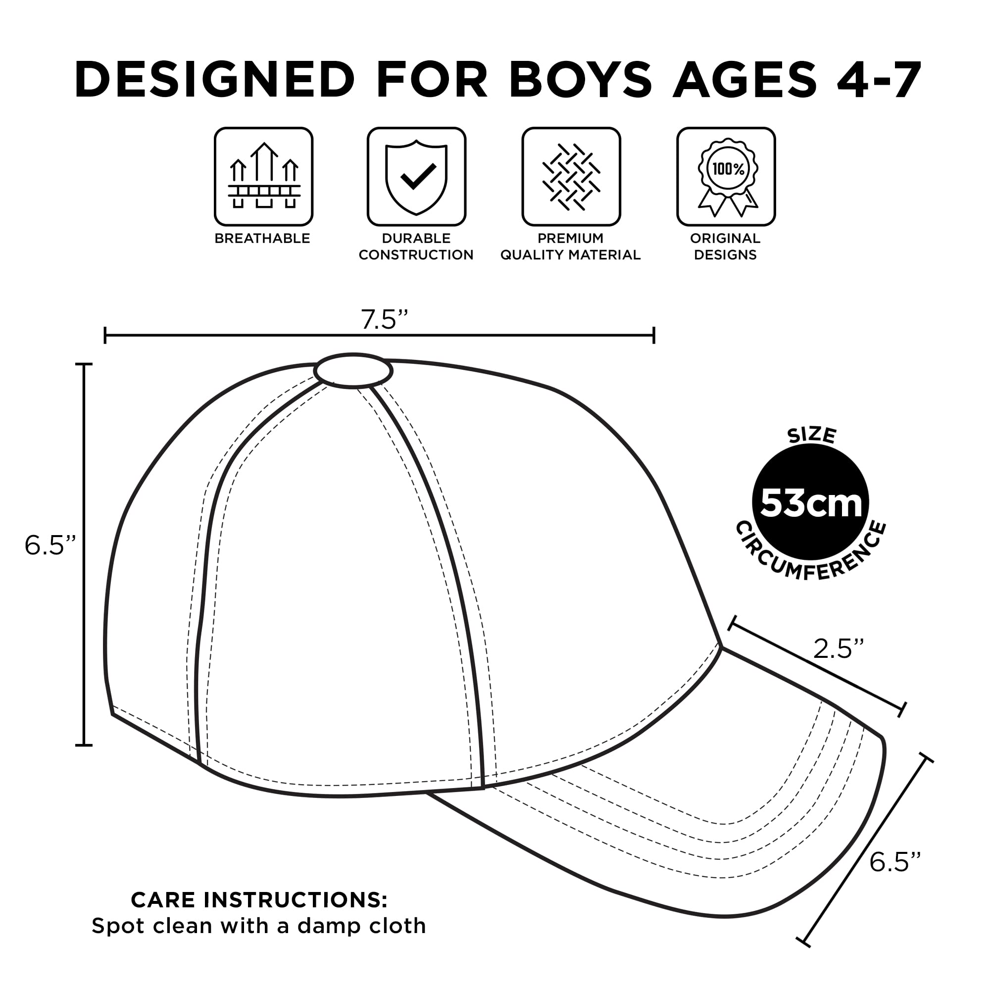 Foto 7 pulgar | Gorra De Béisbol Nintendo Super Mario Grey Para Niños De 4 A 7 Años - Venta Internacional.