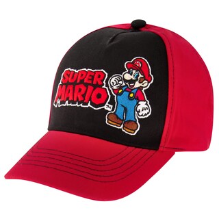 Foto 1 | Gorra De Béisbol Nintendo Super Mario Rojo/negro Para Niños De 4 A 7 Años - Venta Internacional.