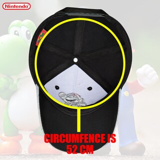 Foto 6 | Gorra De Béisbol Nintendo Super Mario Boys De 4 A 12 Años, 100% Algodón - Venta Internacional.